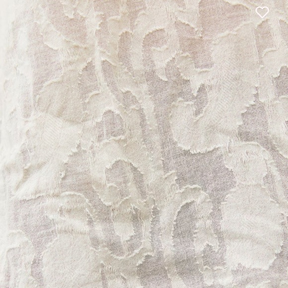 Cleobella Freya Button Down Embroidered Blouse Cream Small Womens - Picture 14 of 15